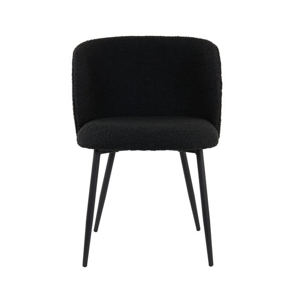 Crna podstavljena blagovaonska stolica Elyna – Light & Living-image-4