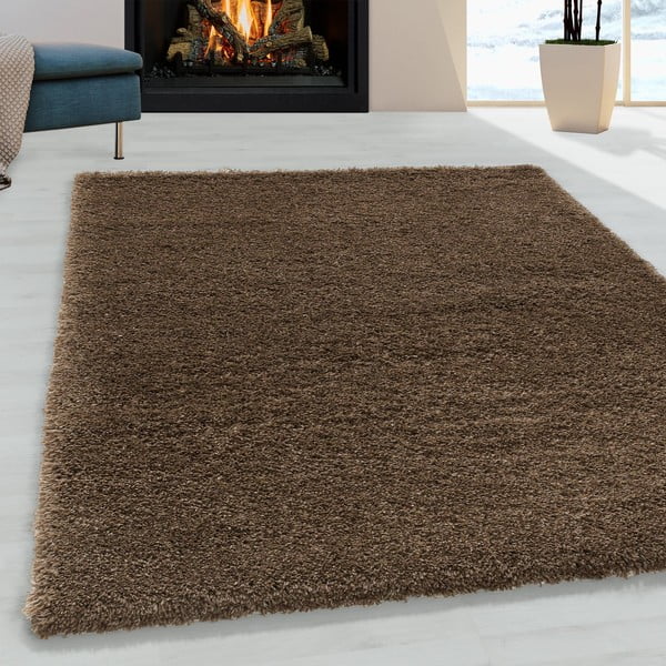 Tamno smeđi tepih 200x290 cm Fluffy – Ayyildiz Carpets-image-1