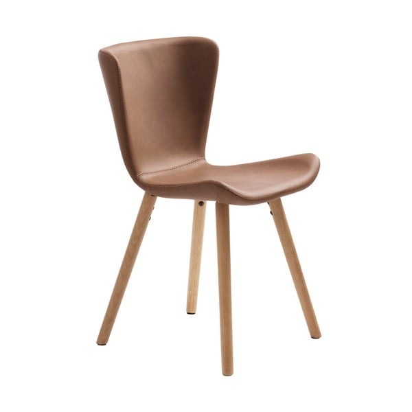 Smeđe metalne blagovaonske stolice u setu 2 kom Teslin – Unique Furniture