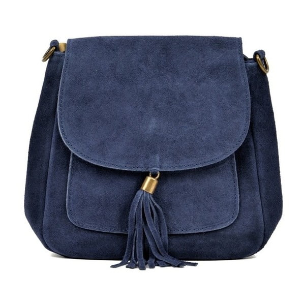 Plava kožna torbica od Anne Luchini Ben