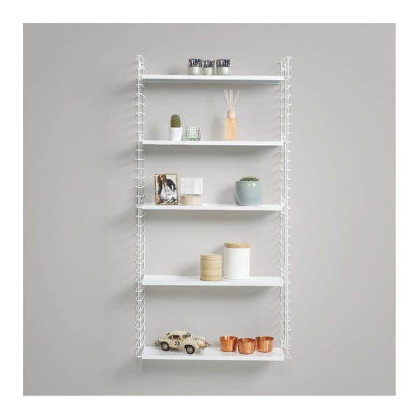 Bijela polica na tri razine Metaltex Libro, dužina 70 cm-image-3