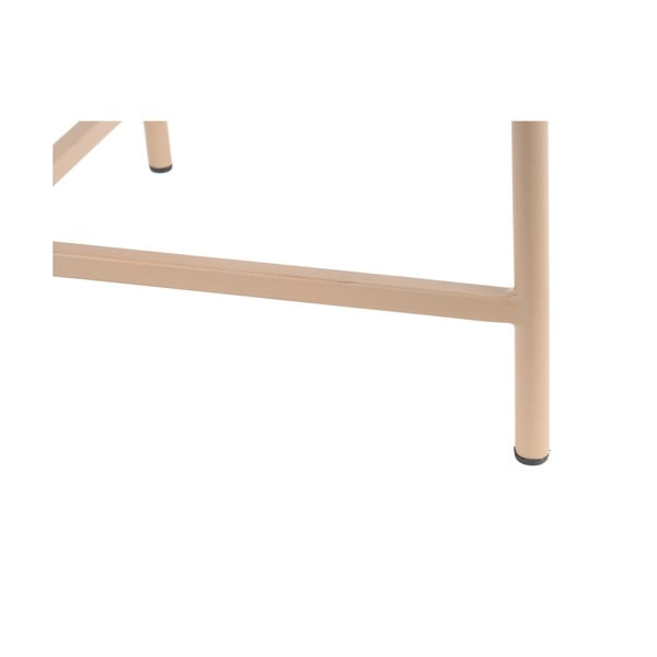 Bež metalni okrugao stolić za kavu ø 50 cm Meseta  – Leitmotiv-image-3