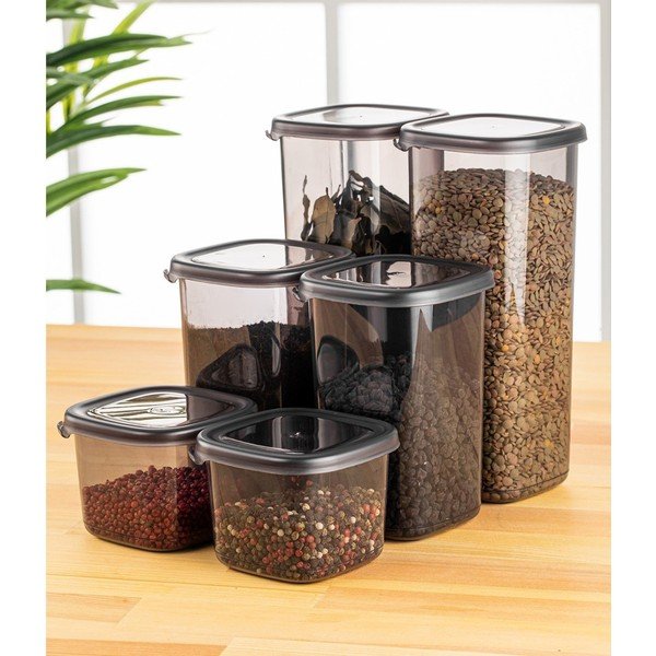 Posude za namirnice u setu 6 kom za čuvanje hrane Fresco – Hermia-image-1