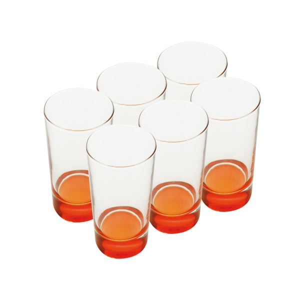 Set čaša, 460 ml, narančasta