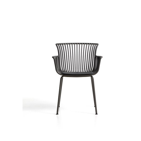 Tamno siva vrtna stolica Surpika – Kave Home-image-3
