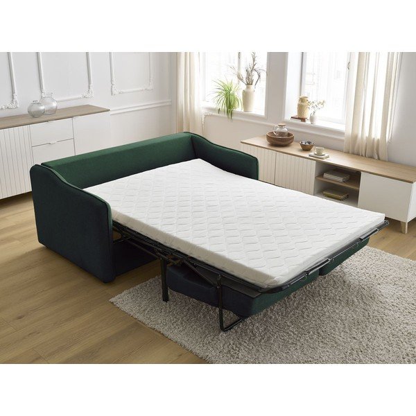 Zelena sofa za spavanje/sklopiva 178 cm Lenny – Bobochic Paris-image-1