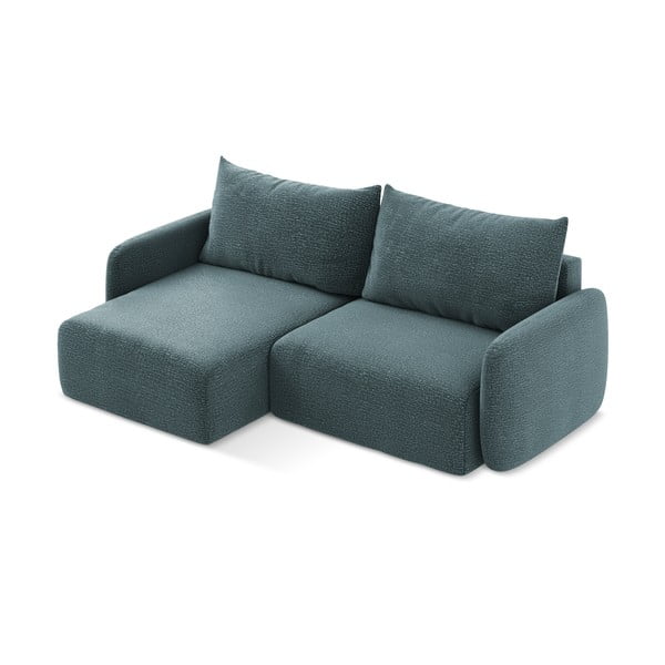 Tirkizna sklopiva/s prostorom za odlaganje kutna garnitura (s lijevim kutom) Kalena – Makamii-image-3