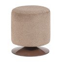 Svjetlo smeđi tabure od bouclé tkanine Islen – WOOOD