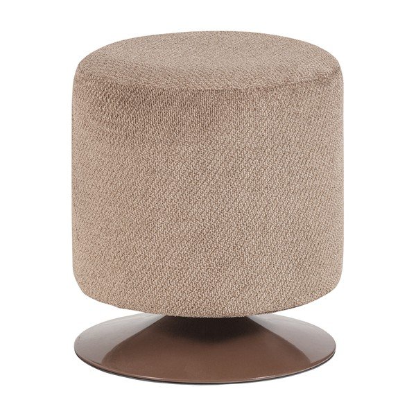 Svjetlo smeđi tabure od bouclé tkanine Islen – WOOOD