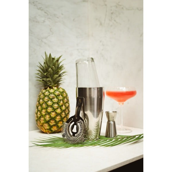 Set za pripremu koktela od nehrđajućeg čelika Boston - Leopold Vienna-image-1