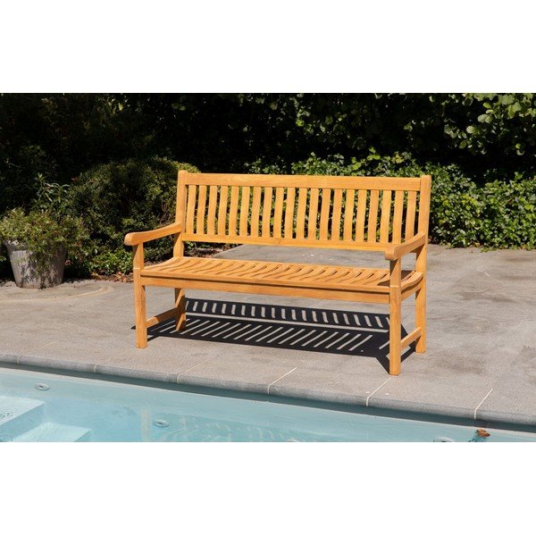 Vrtna klupa od tikovine Exotan Comfort-image-1