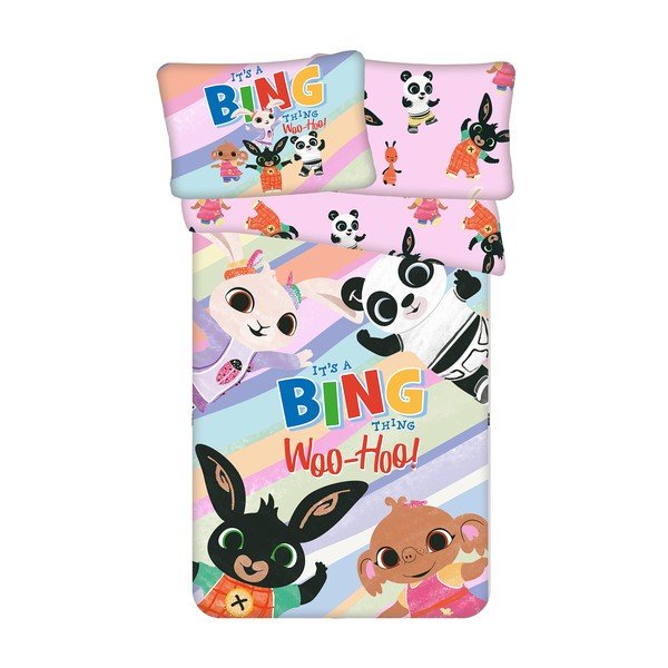 Pamučna dječja posteljina za dječji krevetić 100x135 cm Bing "It's a thing" – Jerry Fabrics