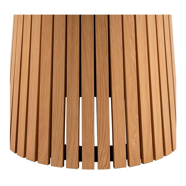 Blagovaonski stol s furnirom hrasta Actona Christo, ø 120 cm-image-2