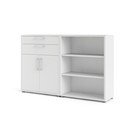 Bijela modularna biblioteka 178x113 cm Prima – Tvilum