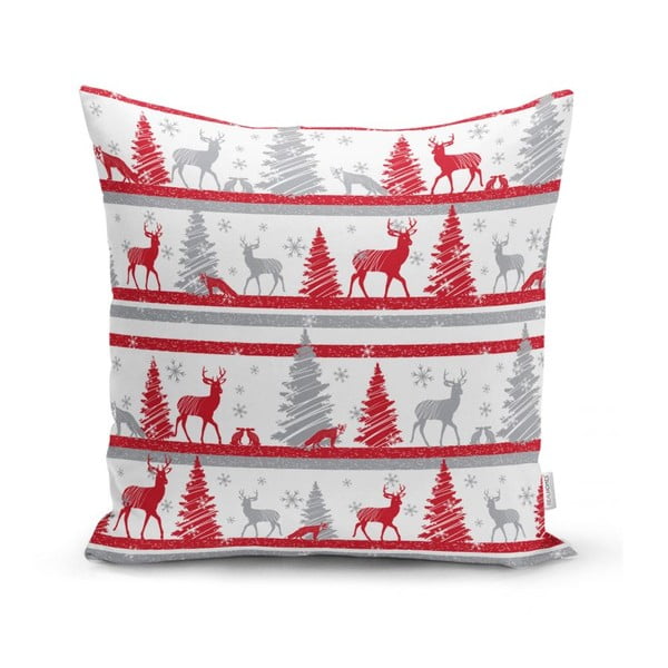 Ukrasne jastučnice u setu 4 kom s božićnim motivom 43x43 cm Snowflakes – Mila Home-image-4