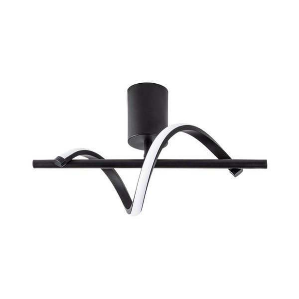 Crna LED stropna svjetiljka 7x41 cm Likma – Opviq lights