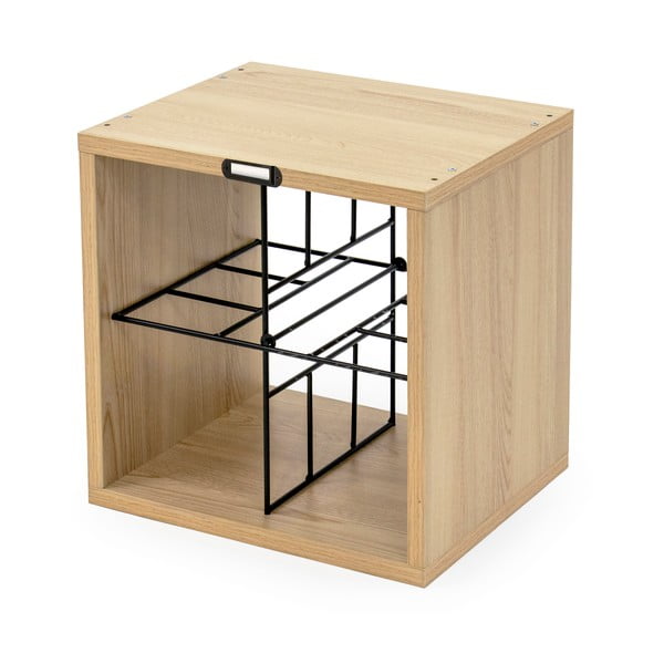 Držač za boce vina u dekoru bukve u prirodnoj boji broj boca 16 kom – Compactor-image-2