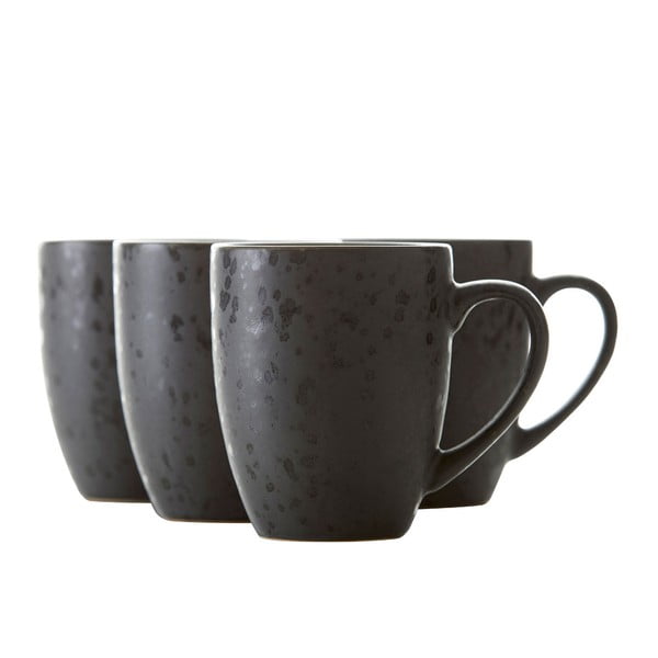 Crne/tamno plave keramičke šalice u setu 4 kom 300 ml Gastro Black/Mix – Bitz-image-4