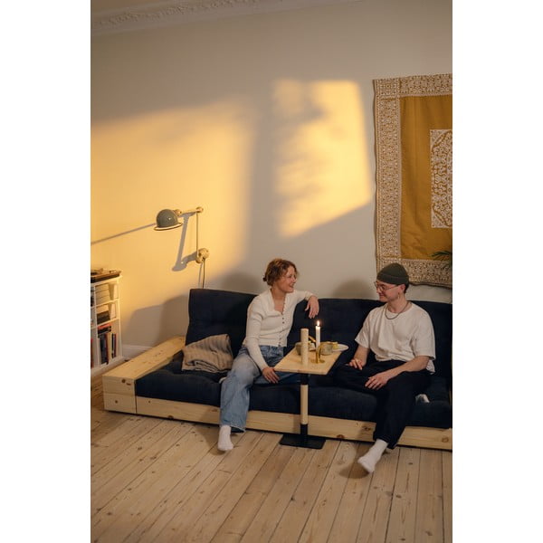 Smeđa sklopiva sofa 244 cm Base – Karup Design-image-1