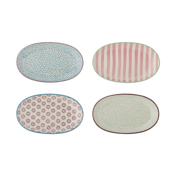 Tanjuri u setu 4 kom za serviranje od kamenine Patrizia – Bloomingville