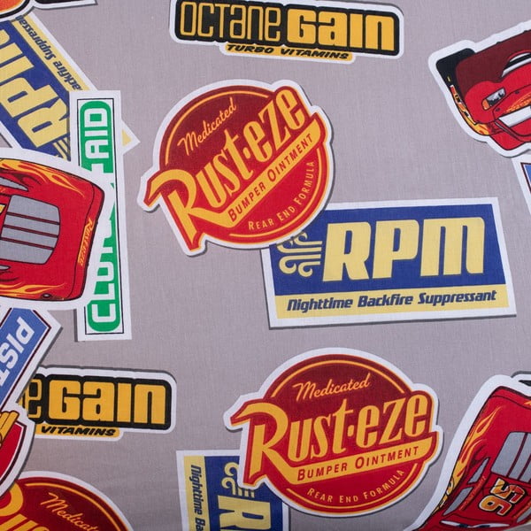 Crvena pamučna dječja posteljina za krevet za jednu osobu 140x200 cm Cars "Legend" – Jerry Fabrics-image-4