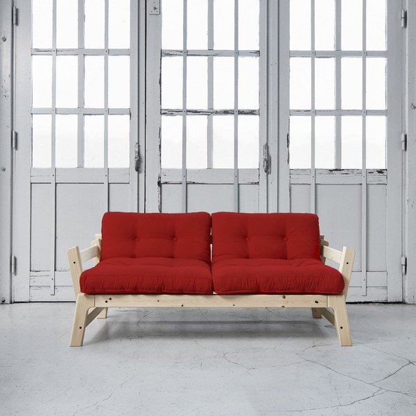Sofa na razvlačenje Karup Step Natural / Red-image-1