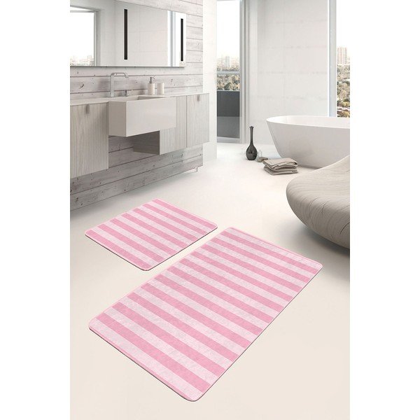 Roze kupaonske prostirke u setu od 2 kom 100x60 cm - Minimalist Home World-image-3