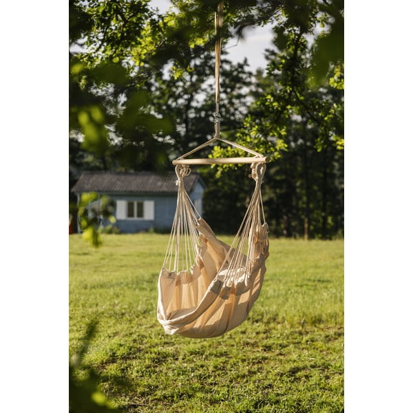 Krem podstavljena viseća vrtna fotelja Tobago – Garden Pleasure-image-1