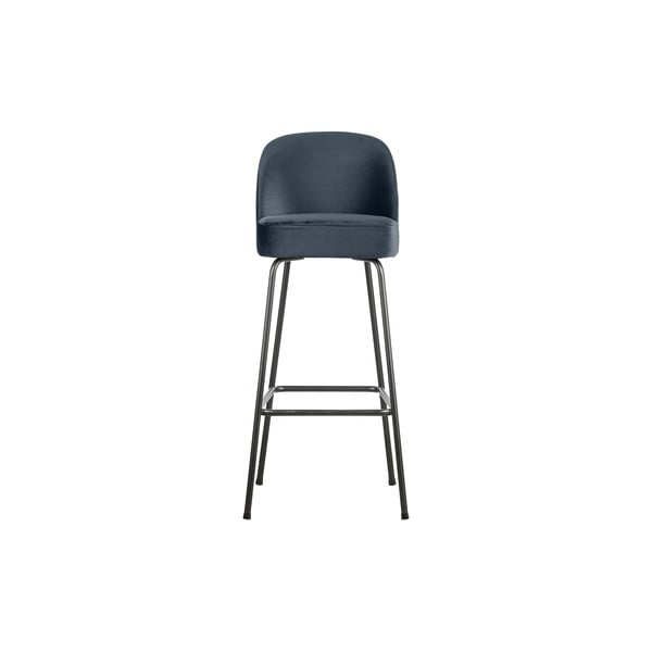 Plava baršunasta barska stolica 103 cm Vogue – BePureHome