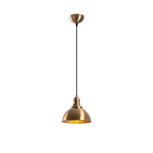 Viseća svjetiljka u brončanoj boji s metalnim sjenilom ø 21 cm Varzan – Opviq lights