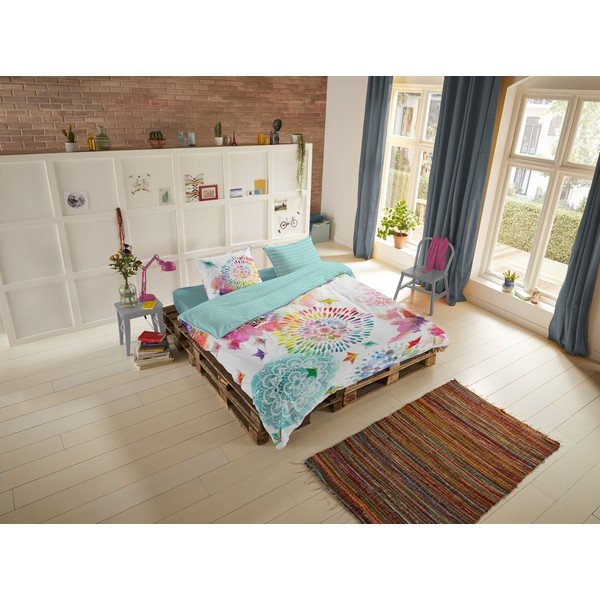 Bijelo-plava flanel posteljina HIP Elessa-image-1