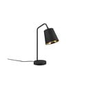 Crna stolna lampa s tekstilnim sjenilom (visina 45 cm) Buddy – Reality