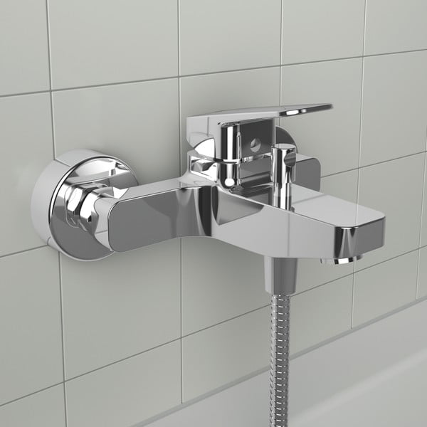 Slavina za kadu/zidna u sjajno srebrnoj boji Ceraplan – Ideal Standard-image-1