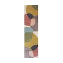 Ručno rađena vunena staza 60x230 cm Glow Multi – Flair Rugs