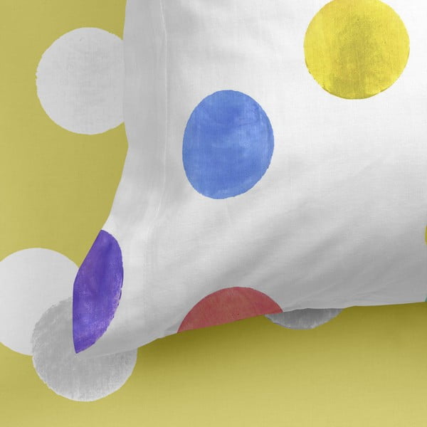 Pamučna plahta Happy Friday Basic Confetti, 105 x 200 cm-image-4