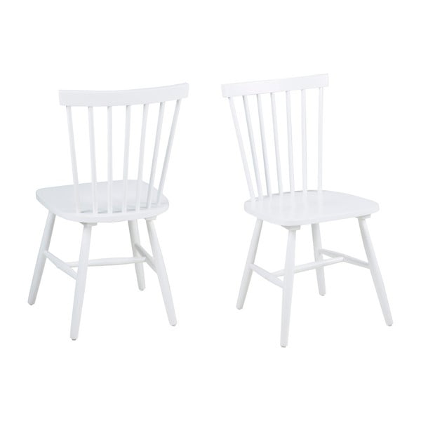 Set od 2 bijele blagovaonske stolice Actona Riano Dining Set
