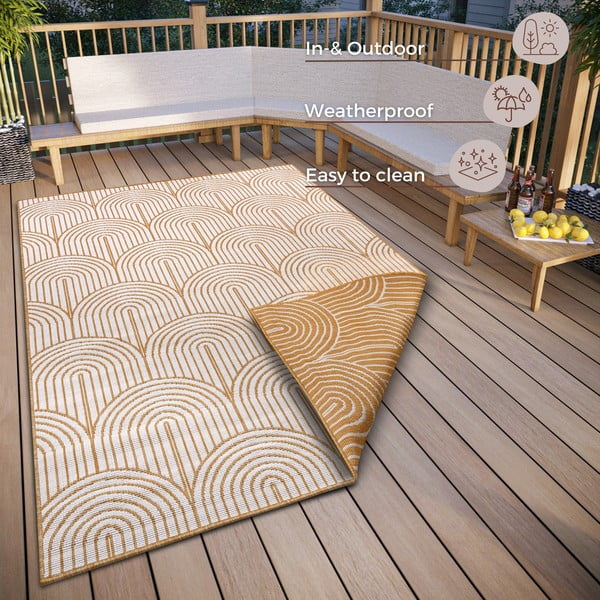 Oker žuti vanjski tepih 160x230 cm Pangli Ochre – Hanse Home-image-3