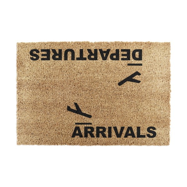 Otirač od kokosovih vlakana 40x60 cm Arrivals and Departures – Artsy Doormats