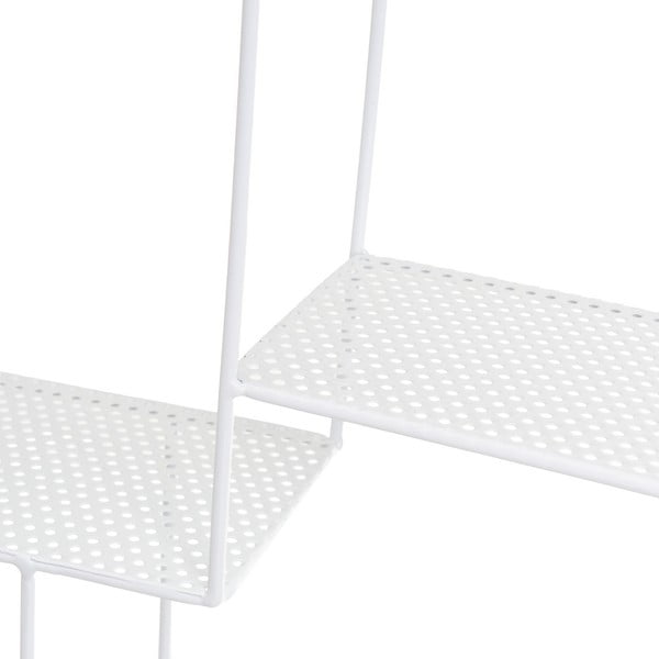 Bijela polica s više razina 50 cm – Casa Selección-image-1