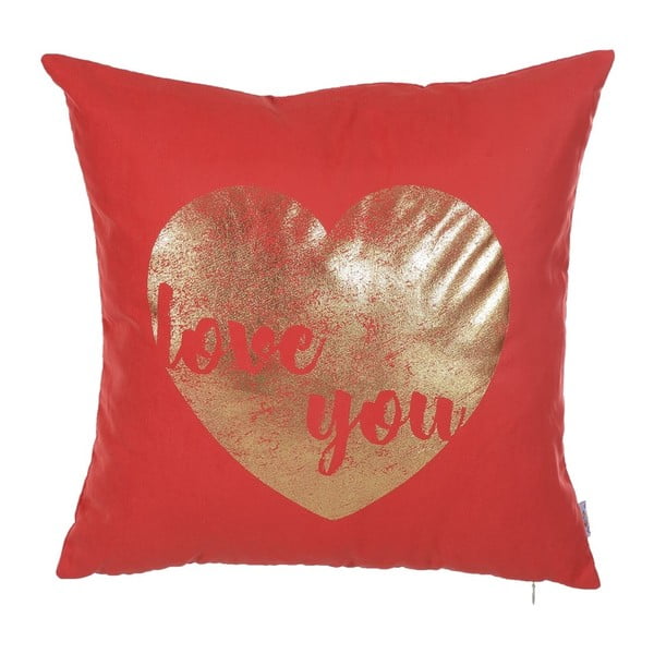 Mike &amp; Co. crvena navlaka za jastuk. NEW YORK svjetlucavo srce, 45 x 45 cm