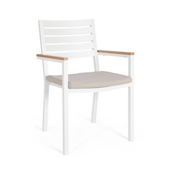 Bijele metalne vrtne stolice u setu 4 kom Henna   – Bizzotto