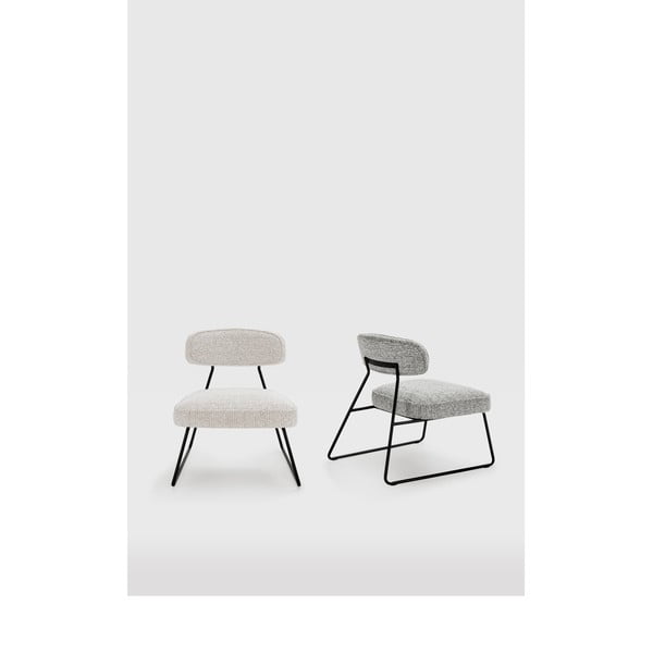 Bijela/bež fotelja Elon – Marckeric-image-1