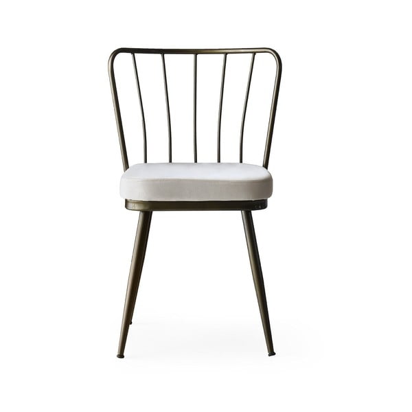 Sive metalne blagovaonske stolice u setu 2 kom Yildiz – Kalune Design