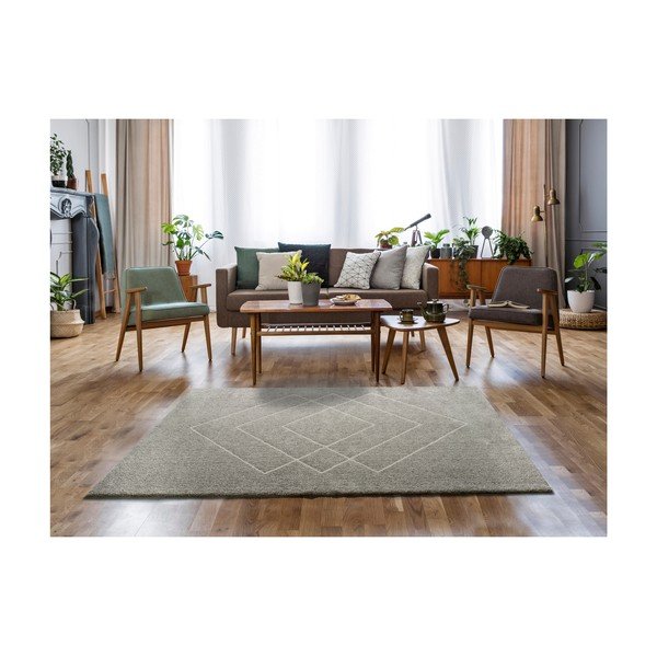 Sivi tepih Universal Royal Grey, 80 x 150 cm-image-1