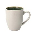 Bijela/zelena keramička šalica 300 ml Gastro White/Green – Bitz