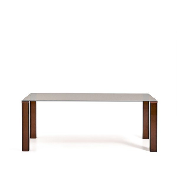 Stakleni blagovaonski stol 100x200 cm Adularia – Kave Home-image-2