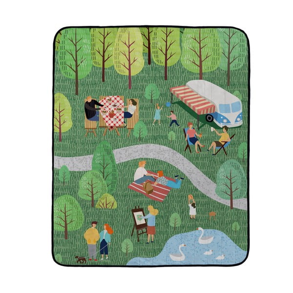 Deka za piknik Butter Kings Camping Trip, 180 x 145 cm