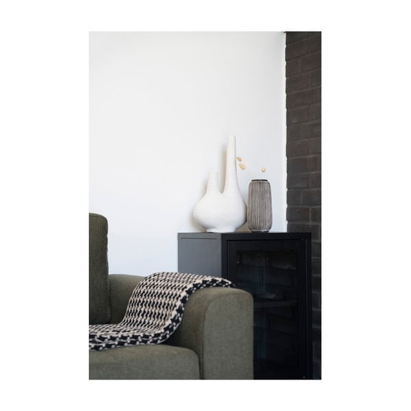 Crno-bijela kamena vaza (visina 20 cm) – House Nordic-image-3