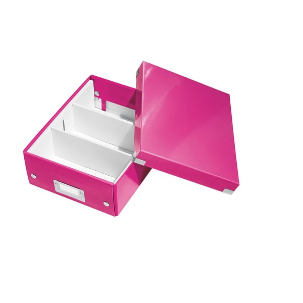 Roza kutija s organizatorom Leitz Click&Store, duljina 28 cm