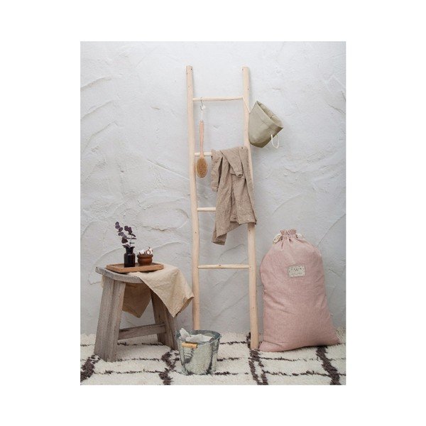 Lanena torba za rublje Really Nice Things Bag Rose, visina 75 cm-image-1